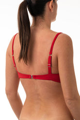 MIX REGGISENO FERRETTO DONNA  ROSSO SCURO ANETO REDV BE BEACH